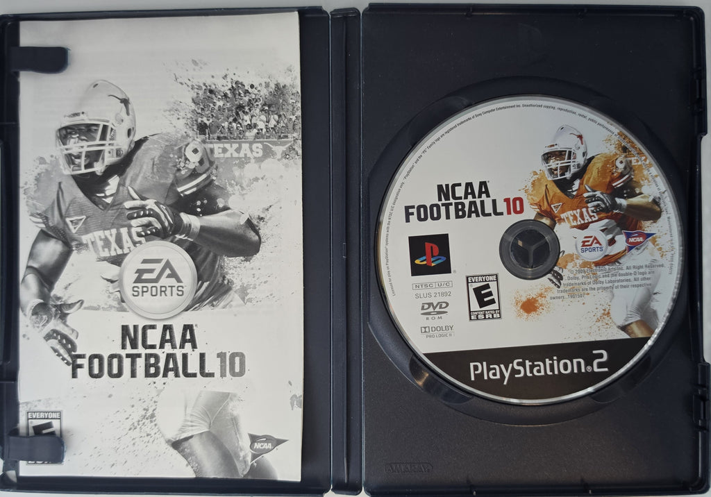 NCAA Football 10 PS2 CIB EA Sports College Football Game