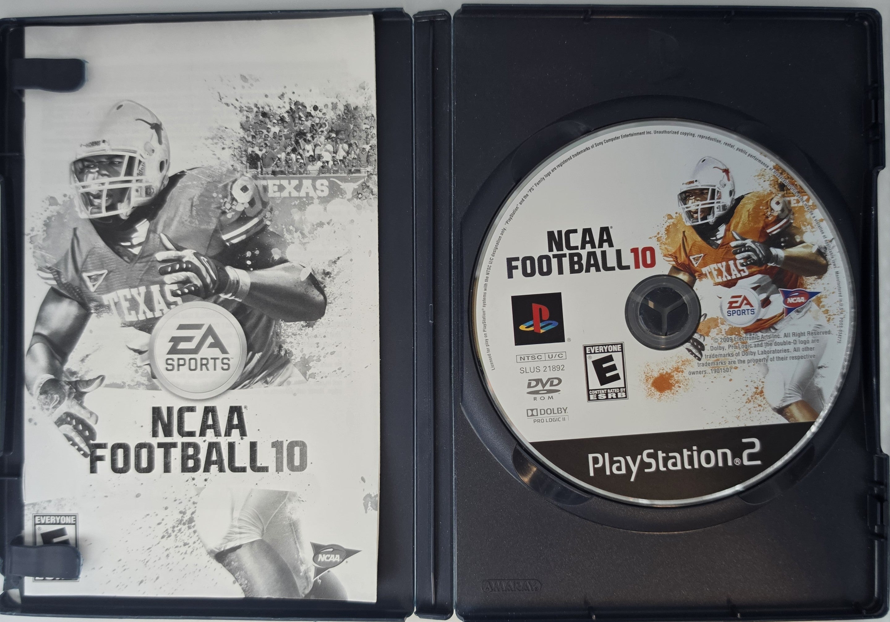 NCAA Football 10 PS2 CIB EA Sports College Football Game
