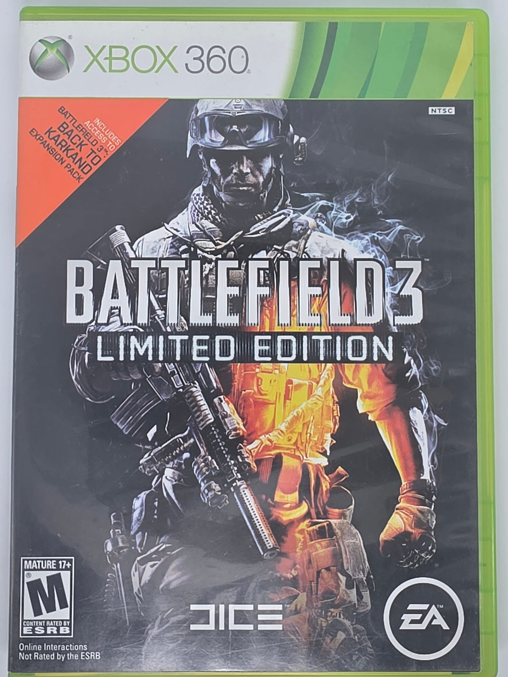Battlefield 3 Limited Edition Xbox 360 CIB Tested Working