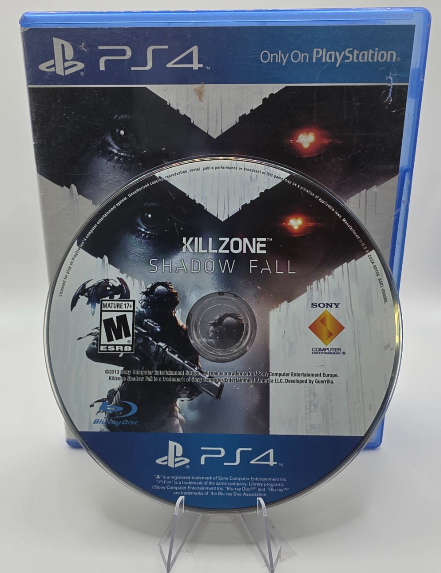 Killzone Shadow Fall PS4 Case and Disc Bargain Bin