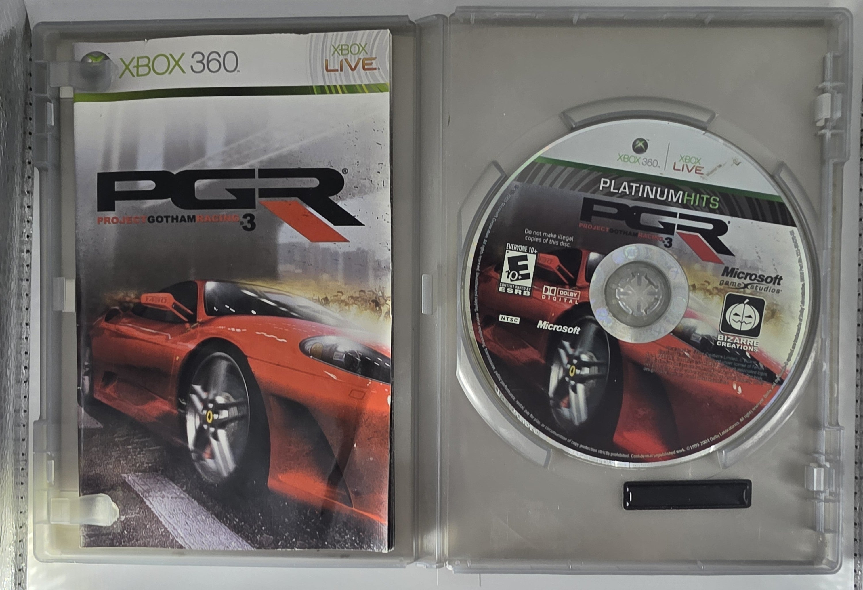 Project Gotham Racing 3 Xbox 360 CIB Platinum Hits