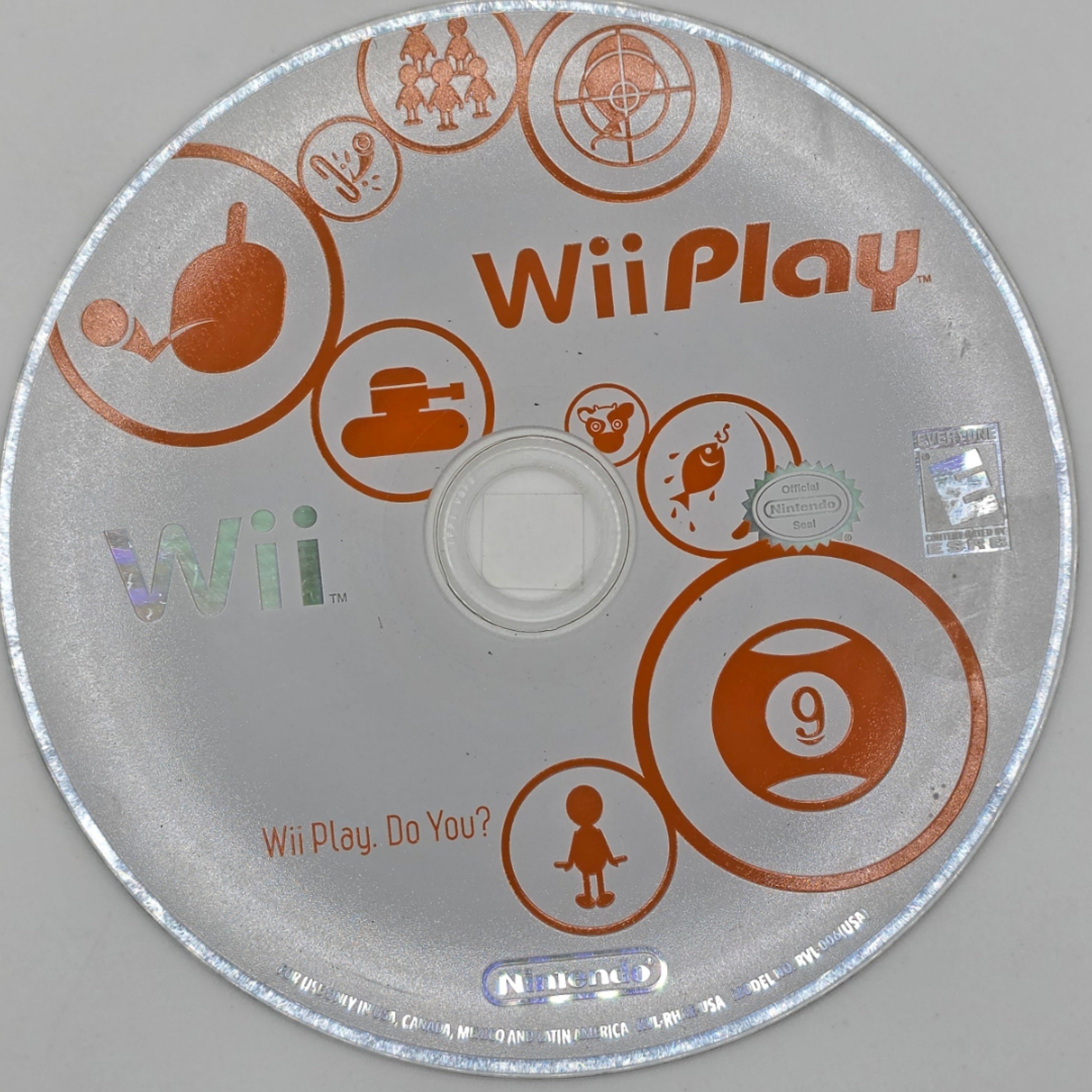 Wii Play Wii Disc Only Game Disc