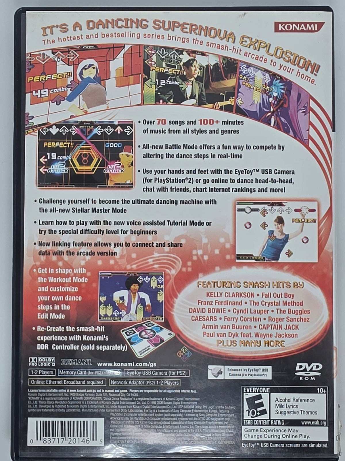 Dance Dance Revolution SuperNOVA PS2 CIB Tested Working
