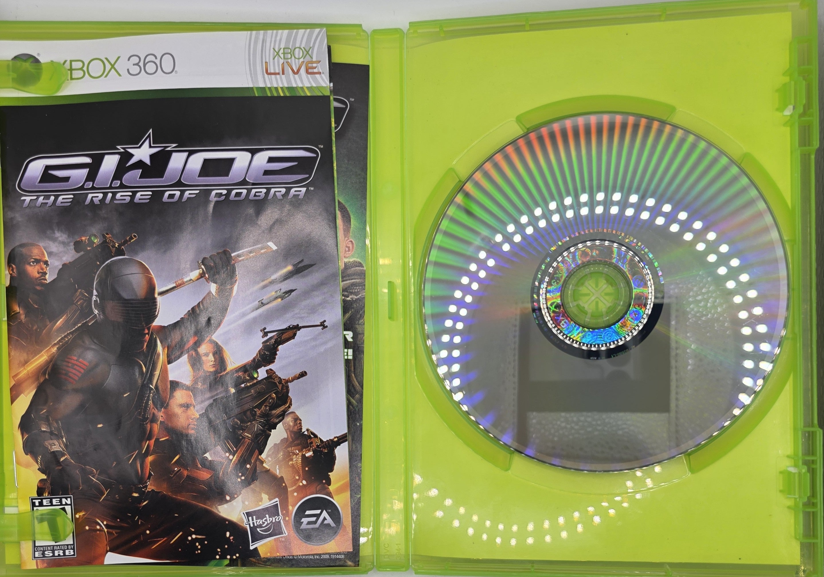 G.I. Joe The Rise of Cobra Xbox 360 CIB Complete Case Manual