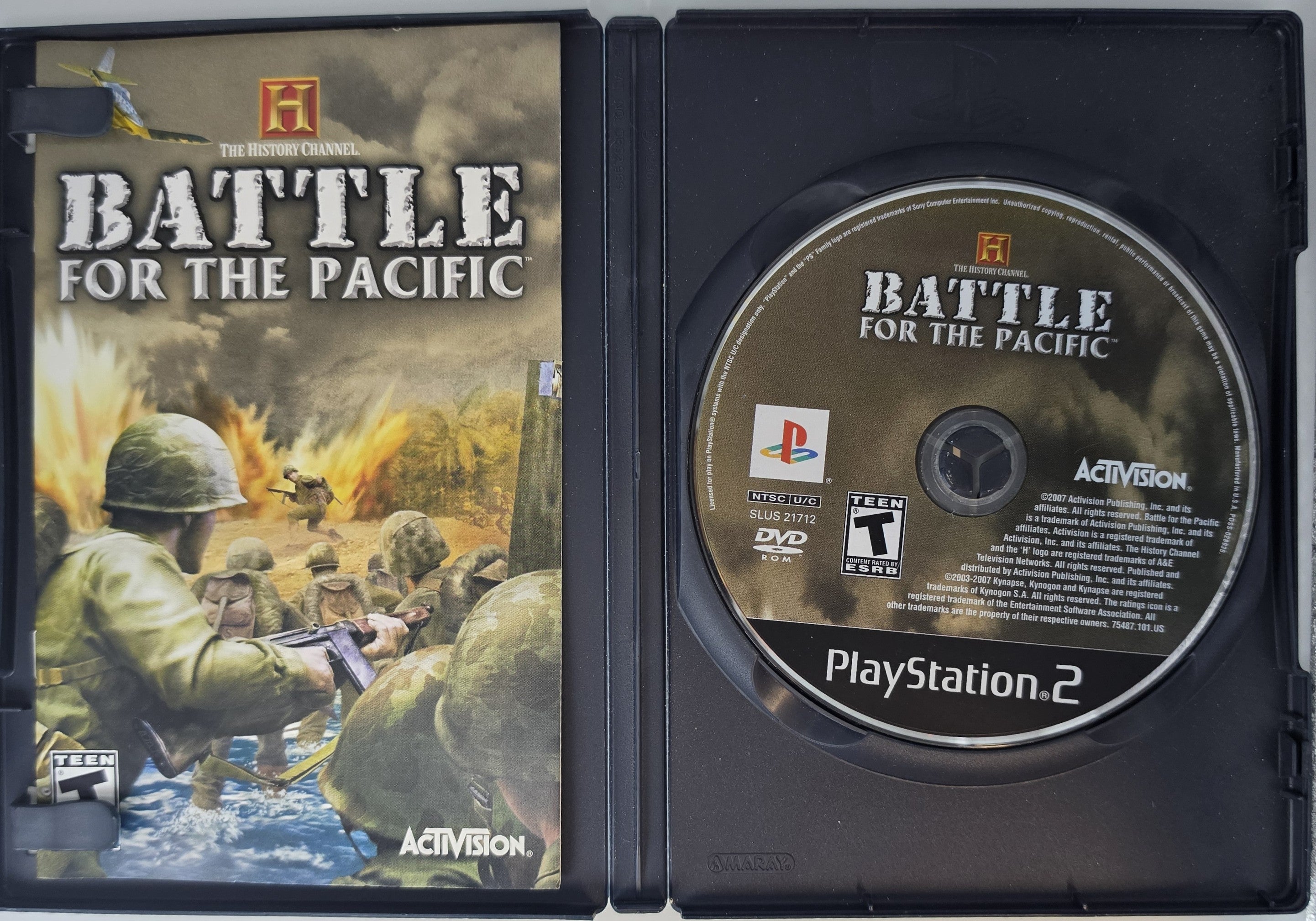 Battle for the Pacific PS2 CIB WWII Shooter Activision Complete