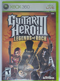 Guitar Hero III Legends of Rock Xbox 360 Box+Game