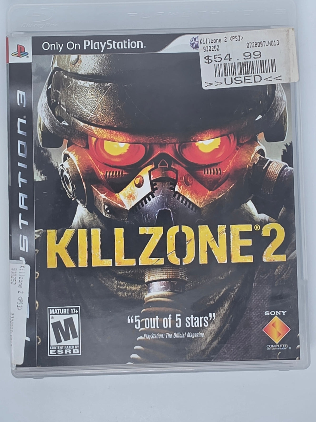 Killzone 2 PlayStation 3 CIB Tested Working