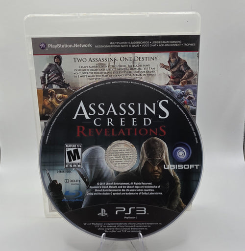 Assassin's Creed Revelations PlayStation 3 Case and Disc