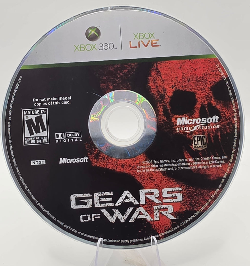 Gears of War Xbox 360 Disc Only Tested Working