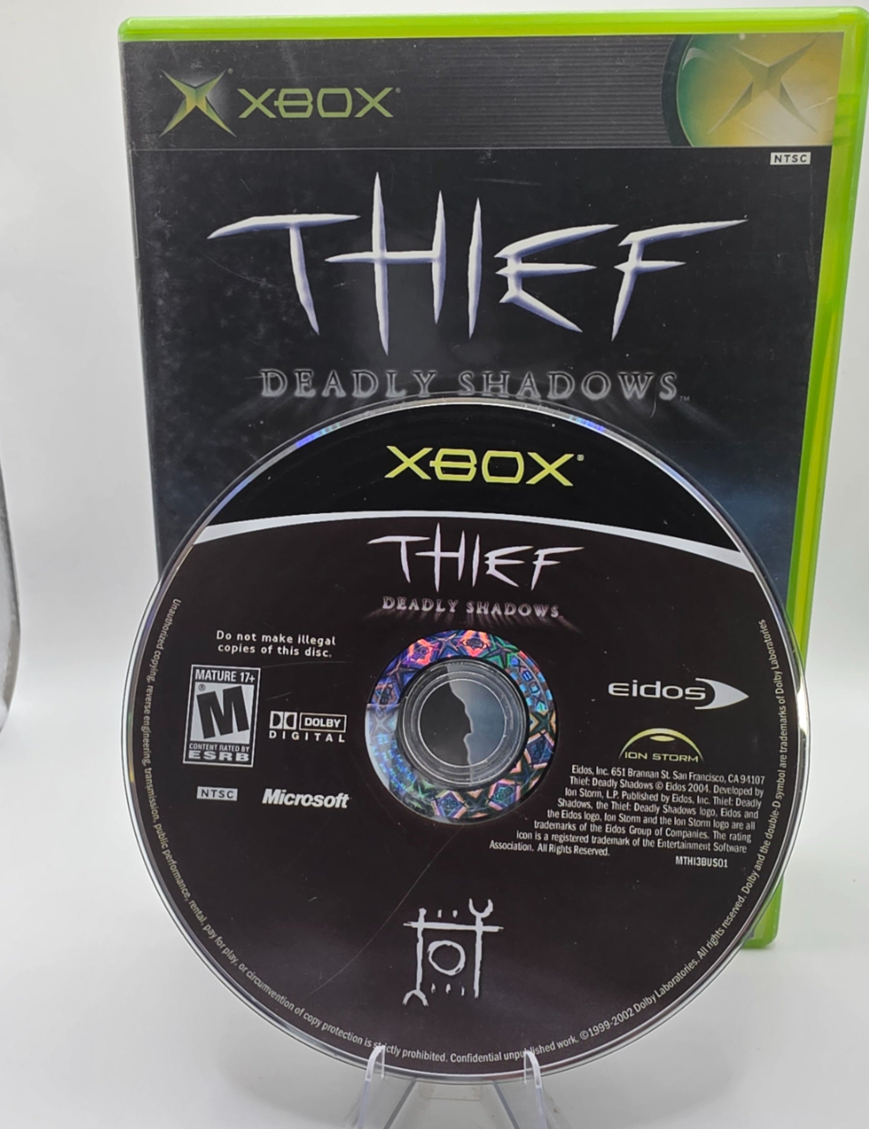 Thief Deadly Shadows Xbox CIB Complete Case Manual Disc