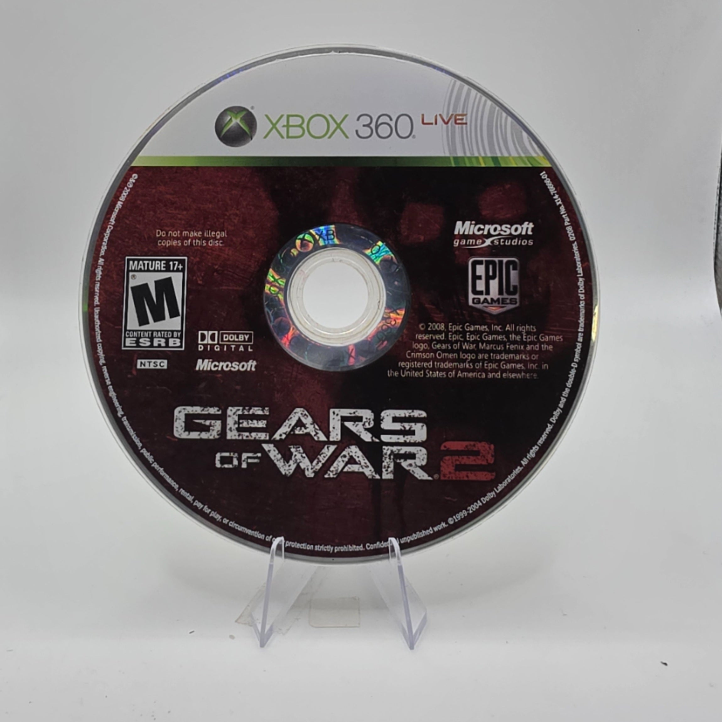 Gears of War 2 Xbox 360 Disc Only