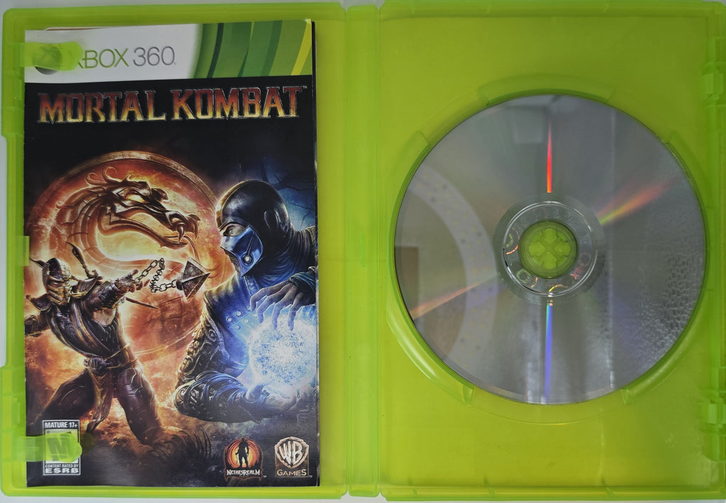 Mortal Kombat Xbox 360 CIB Complete Case Manual Disc