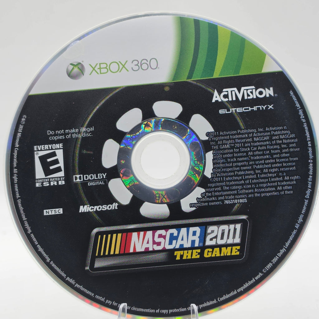 NASCAR 2011 The Game Xbox 360 Disc Only Tested Working