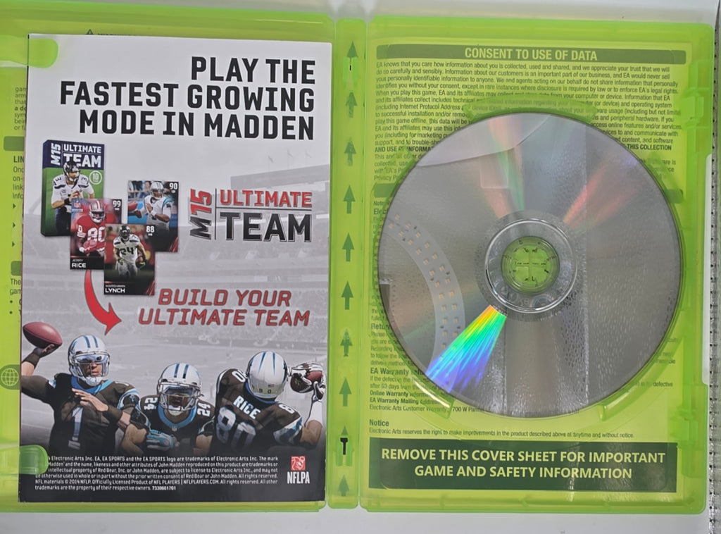Madden NFL 15 Xbox 360 CIB Tested Working