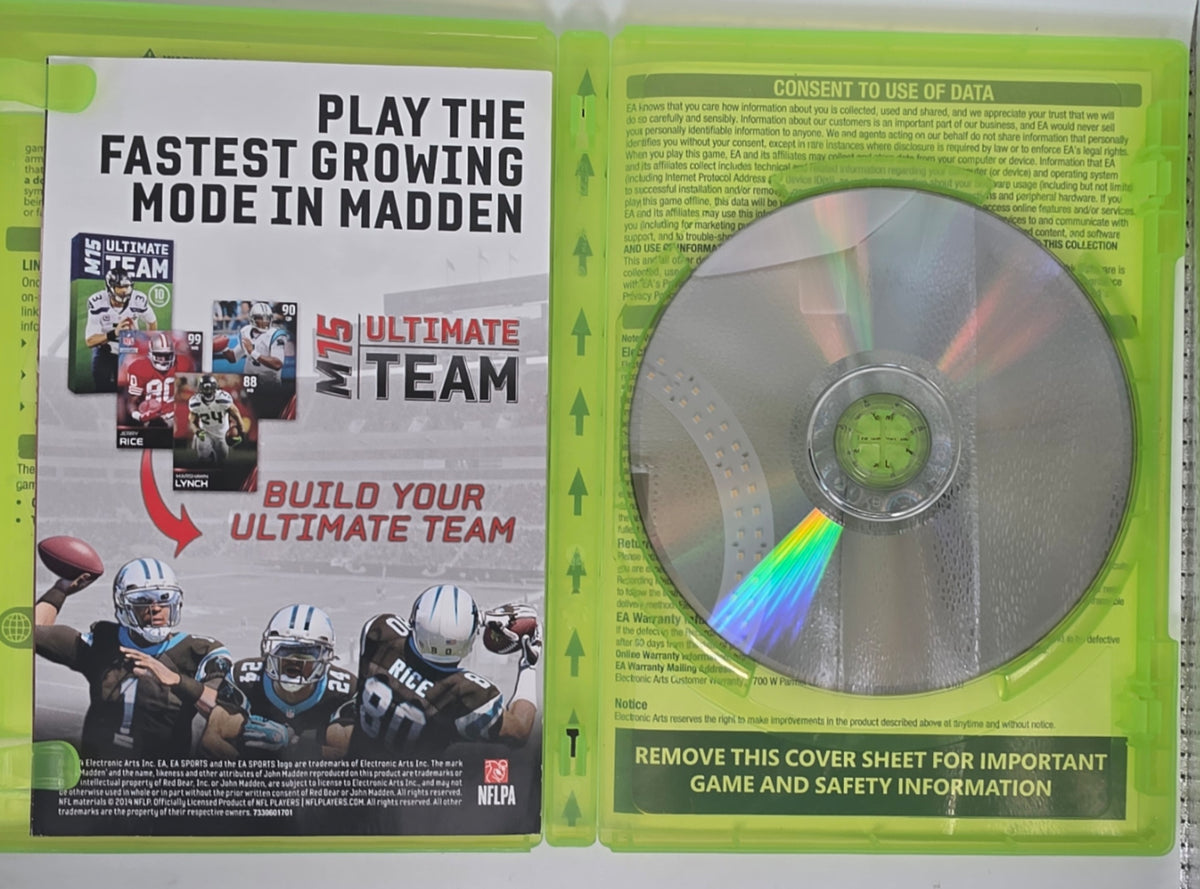 Madden NFL 15 Xbox 360 CIB Tested Working