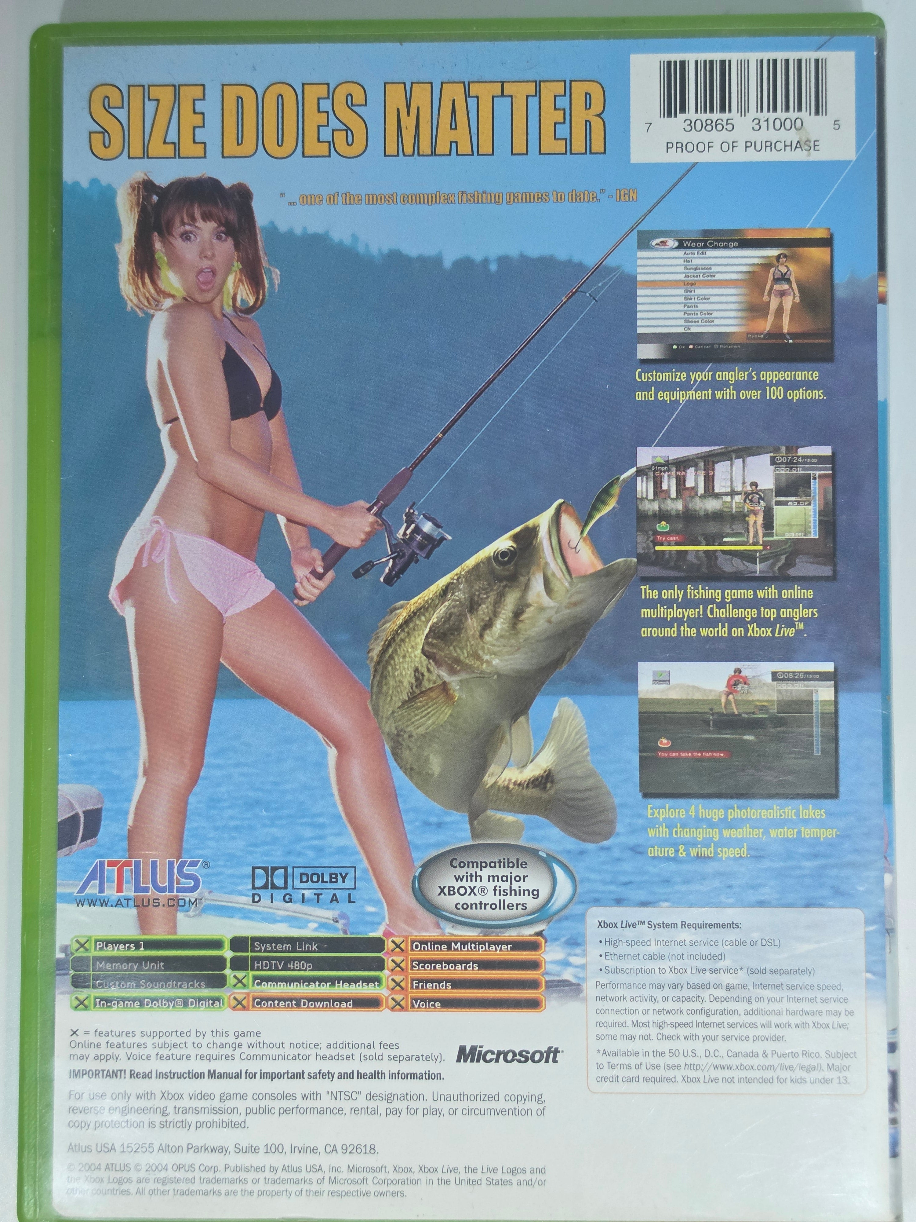 Pro Fishing Challenge Xbox CIB Complete Game Case Manual Disc