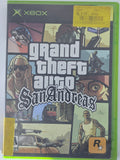 Grand Theft Auto San Andreas Xbox CIB Complete Case Manual Disc
