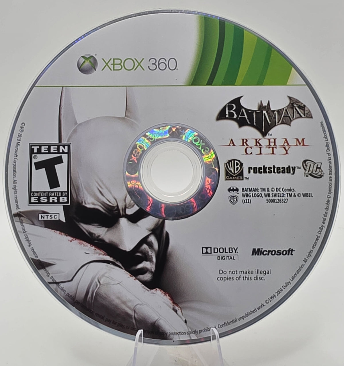 Batman Arkham City Xbox 360 Disc Only Tested Working