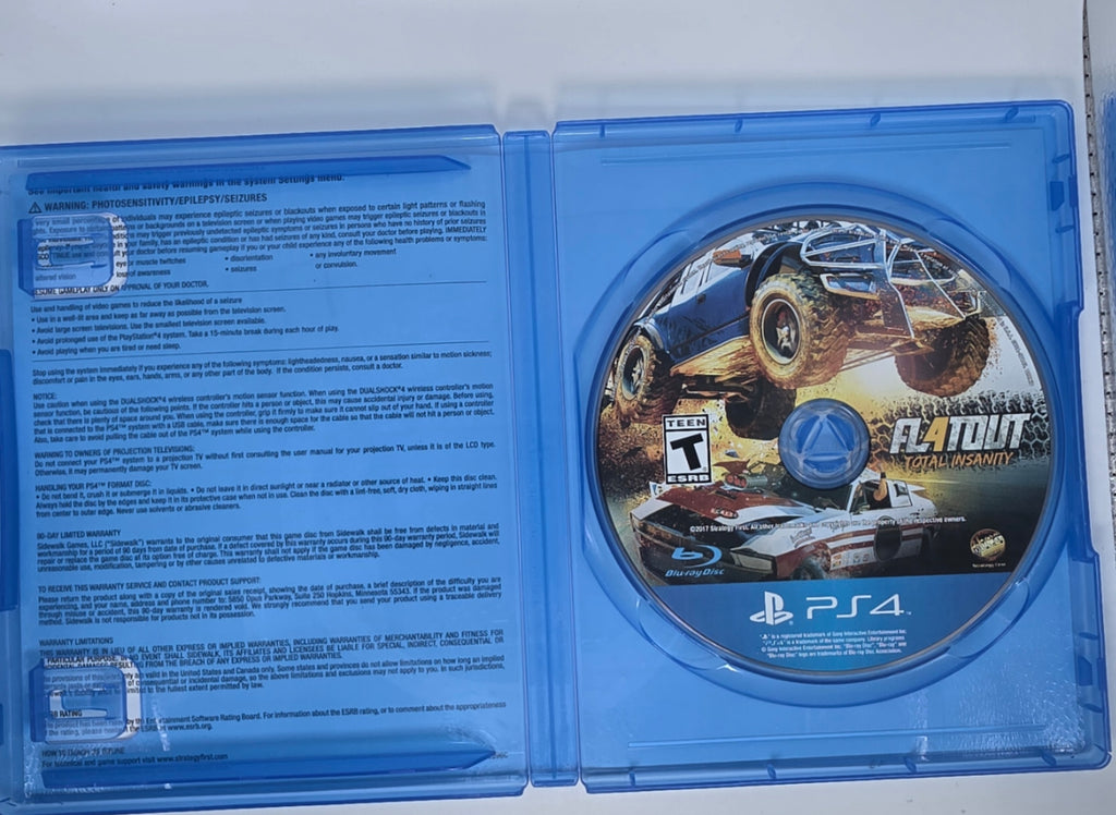 FlatOut 4: Total Insanity PlayStation 4 CIB Tested Working