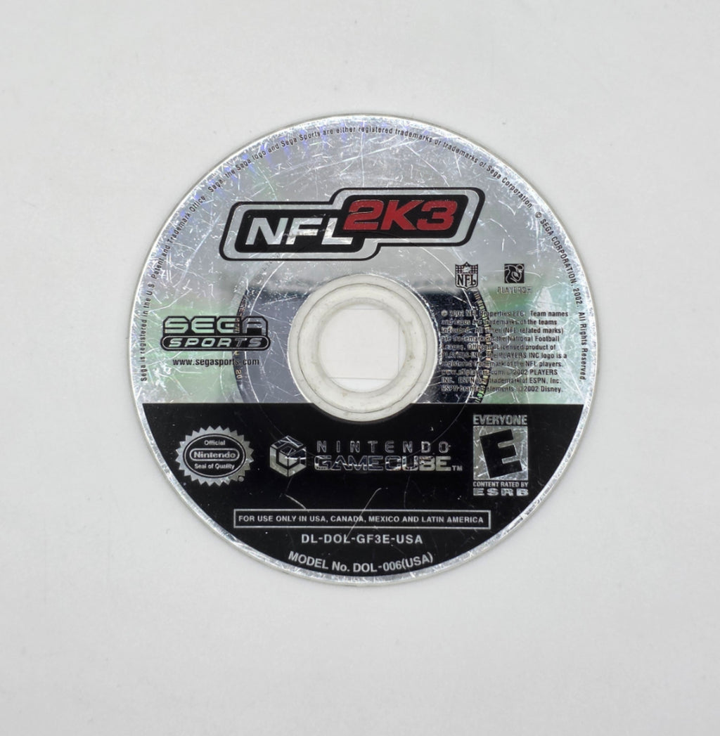 NFL 2K3 Nintendo GameCube Disc Only Football Game