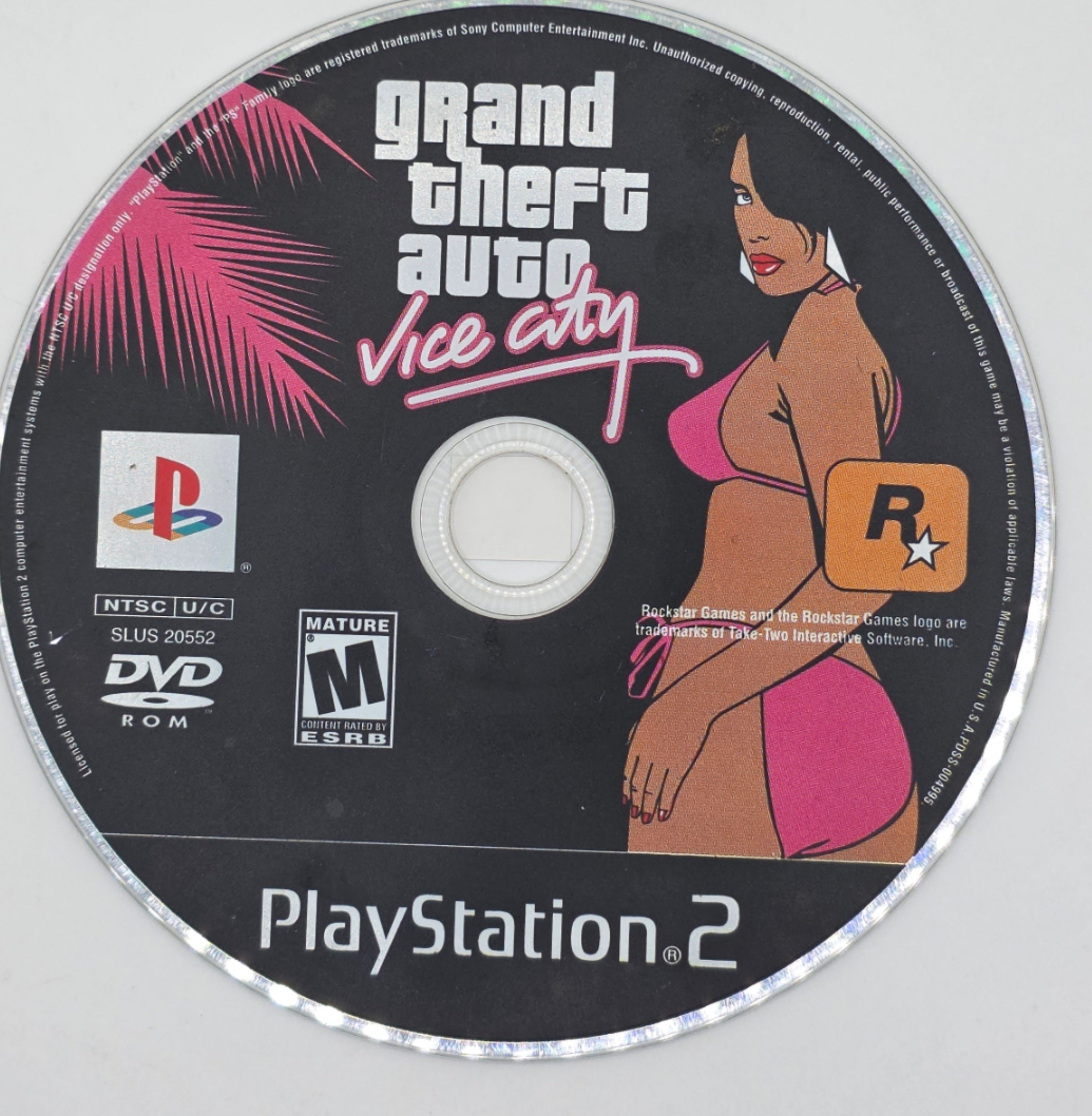 Grand Theft Auto Vice City PS2 Disc Only PlayStation 2 Game