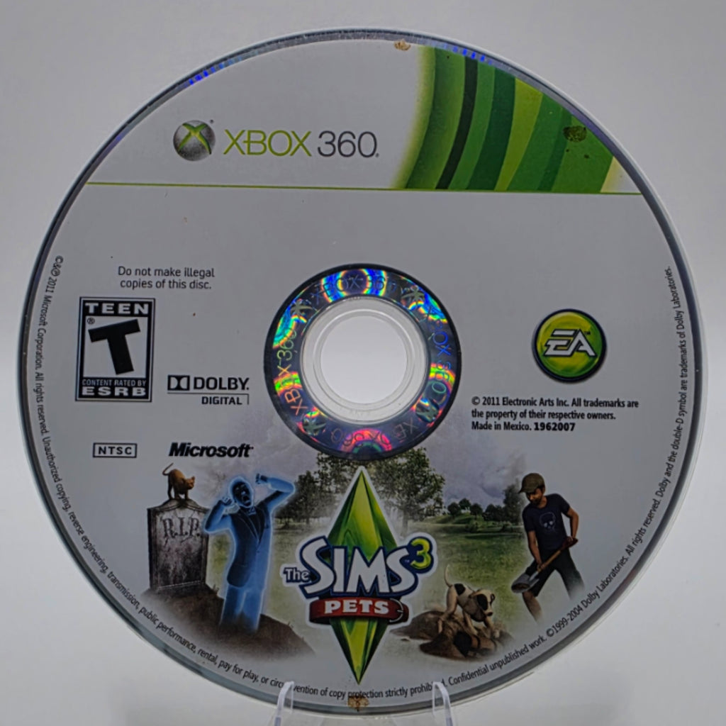 The Sims 3 Pets Xbox 360 Disc Only