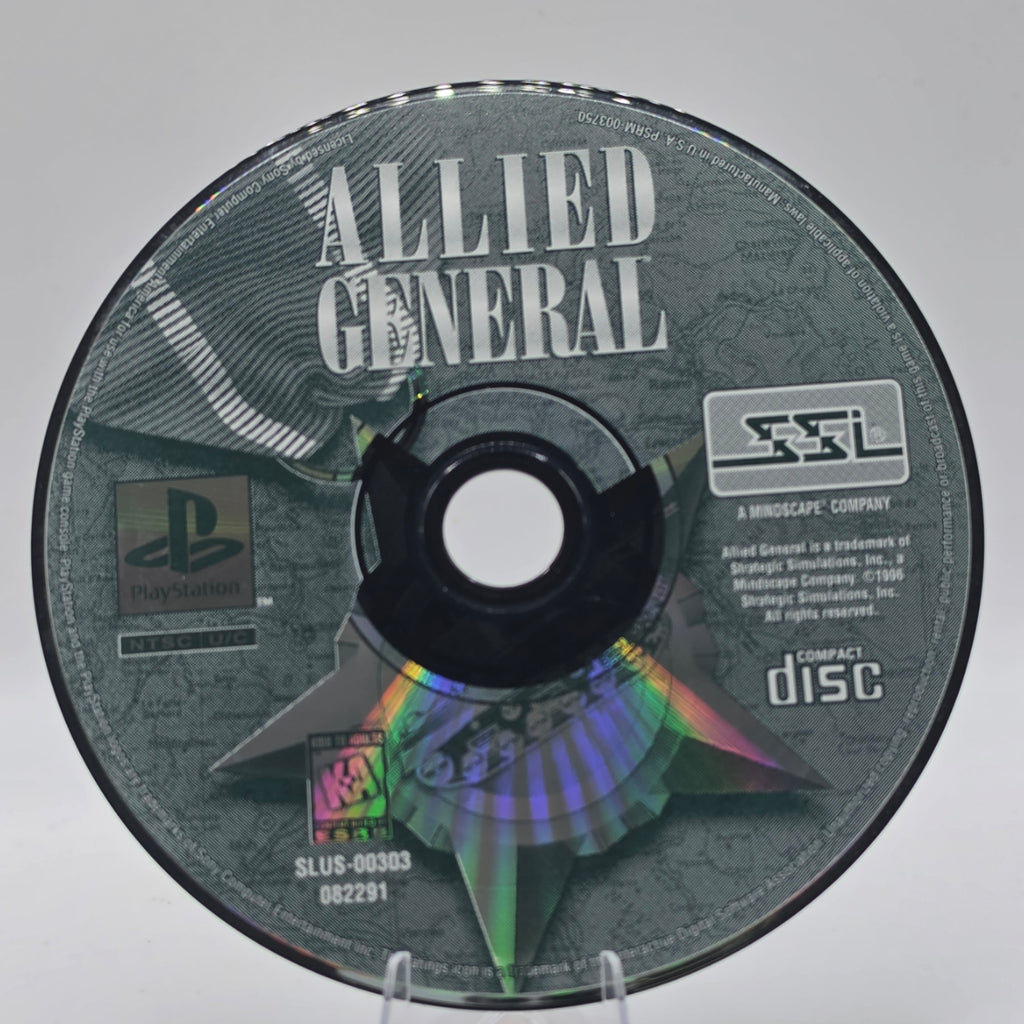 Allied General PlayStation Disc Only Tested Working