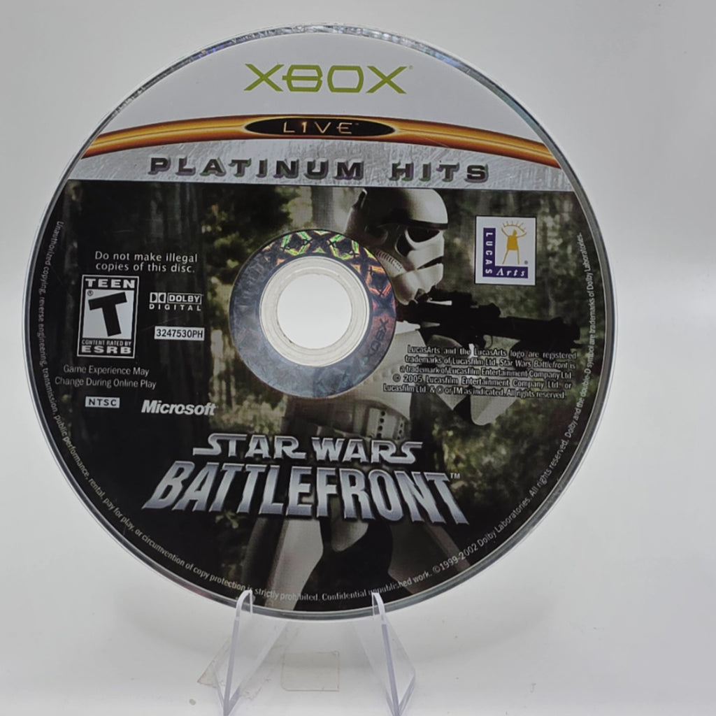 Star Wars Battlefront Xbox Disc Only Platinum Hits