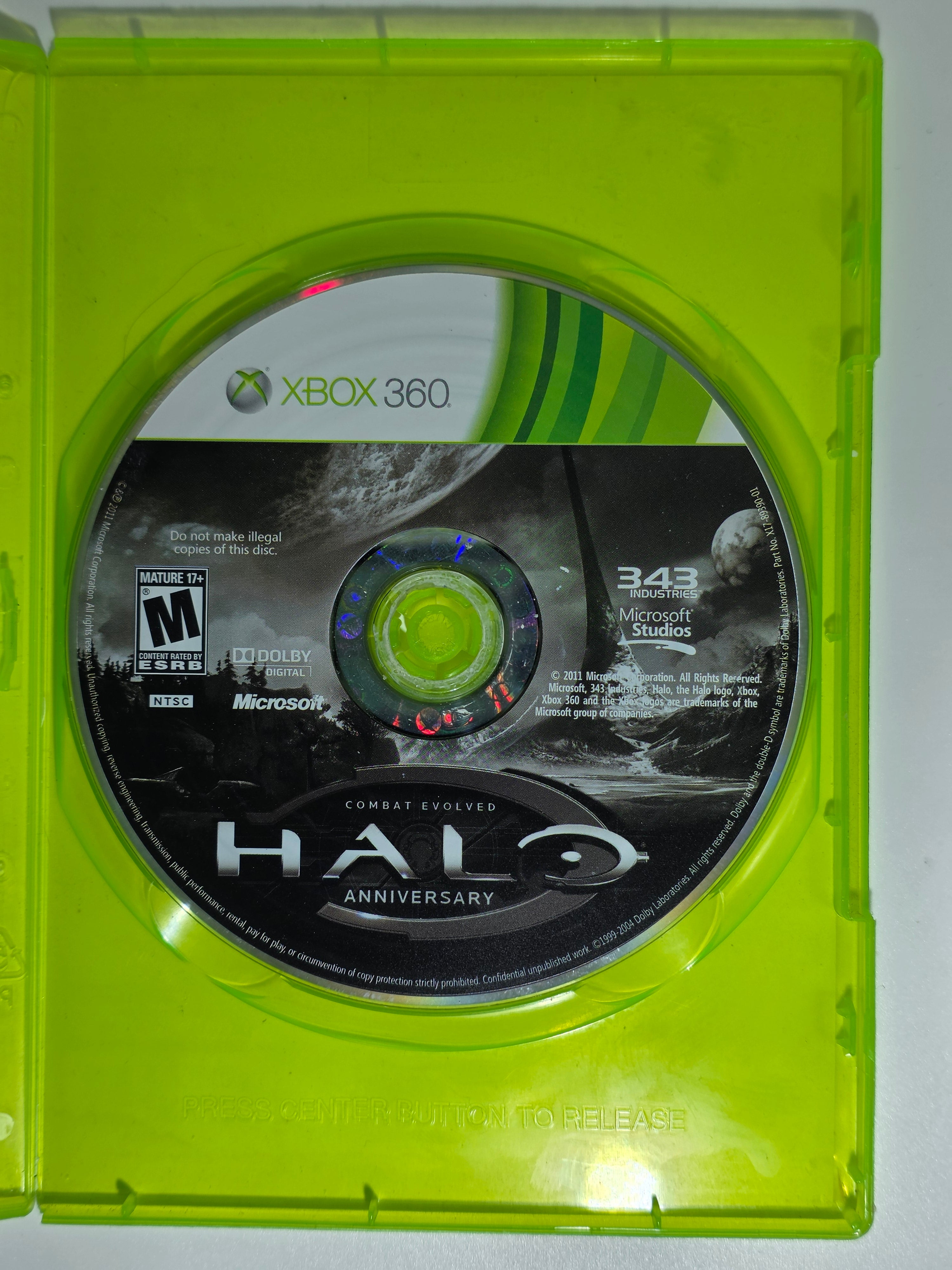 Halo Combat Evolved Anniversary Xbox 360 CIB Complete In Box