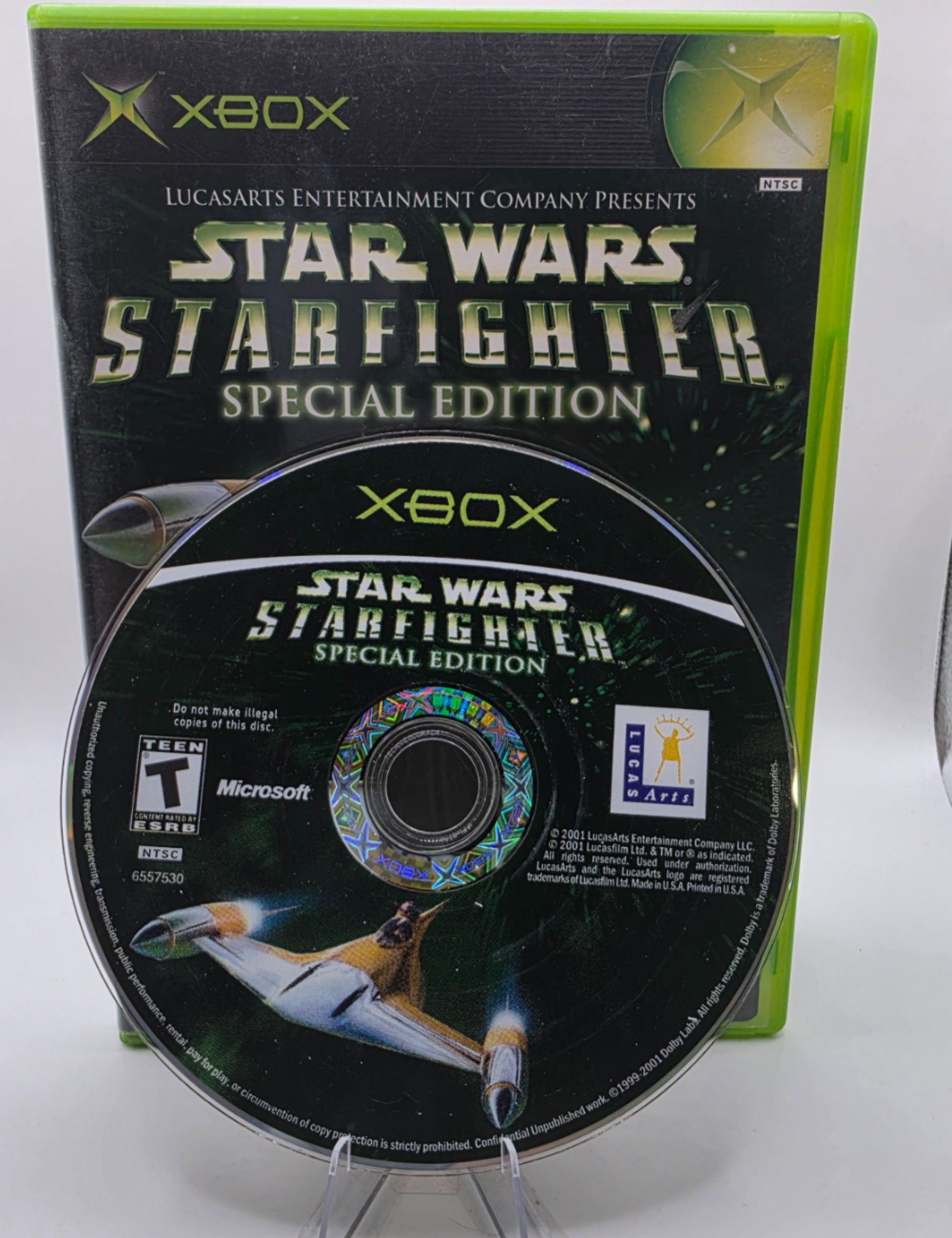 Star Wars Starfighter Special Edition Xbox CIB Complete Case Manual