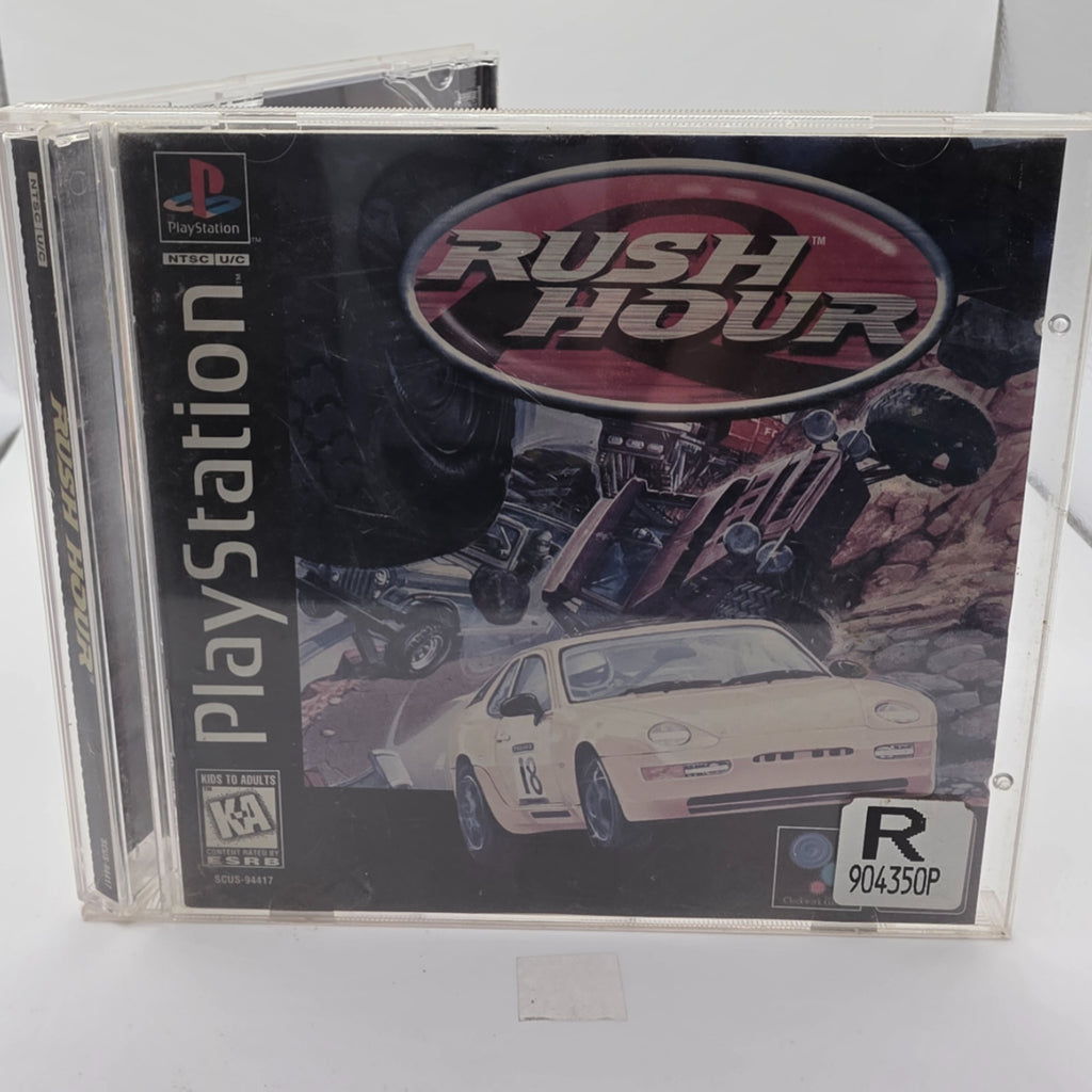 Rush Hour PlayStation CIB Racing Game Complete In Box