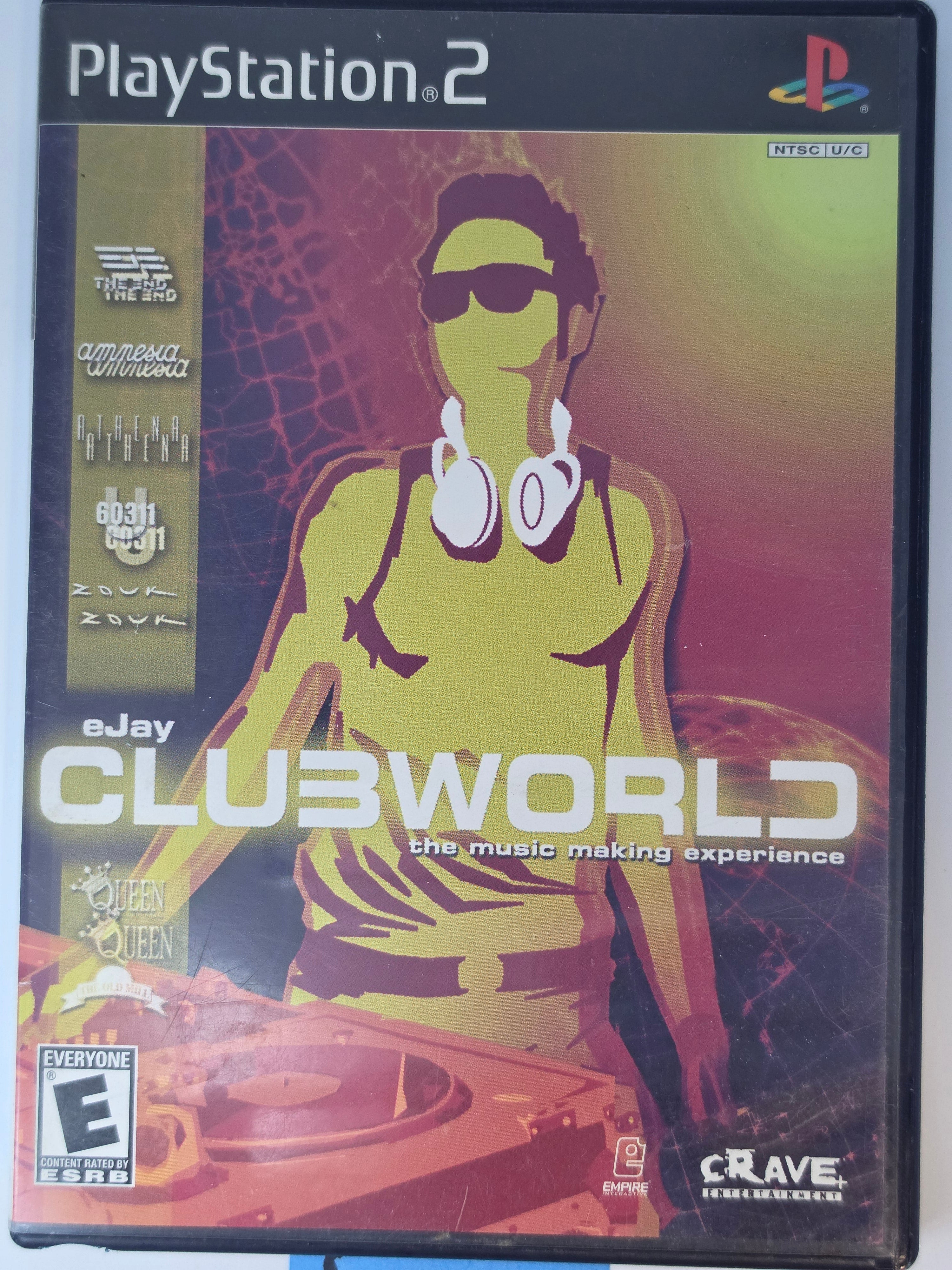 eJay Clubworld PS2 Box + Game Music Making Experience