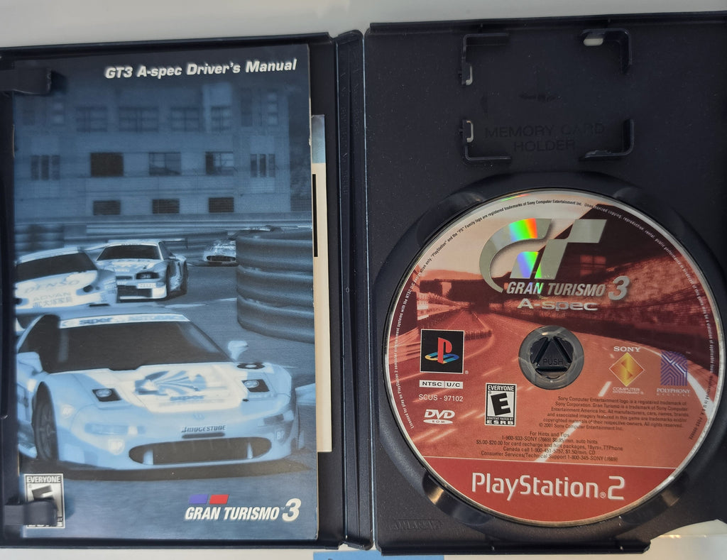 Gran Turismo 3 A-spec PS2 CIB Greatest Hits Racing Game