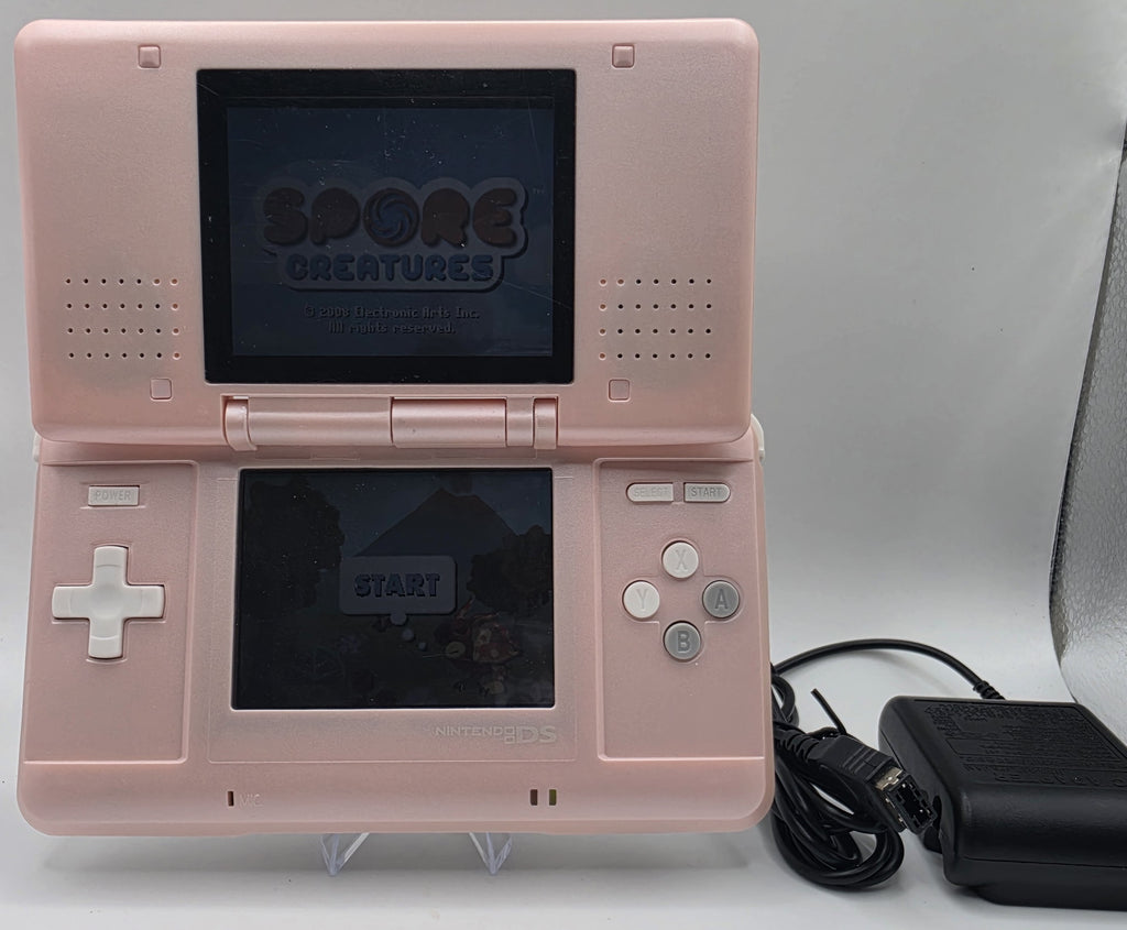 DS Candy Pink Console with Power Supply NEW Reshell Nintendo Nintendo DS Power S