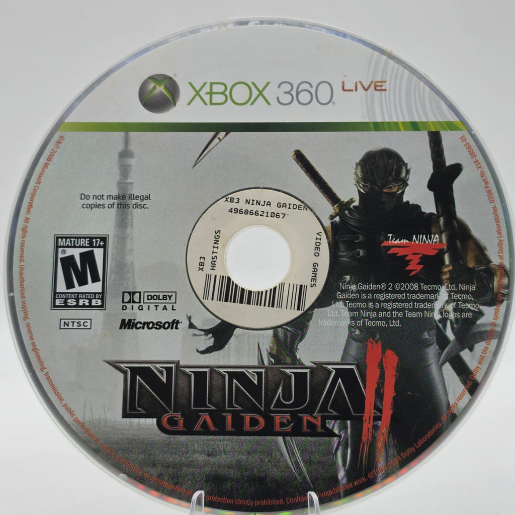 Ninja Gaiden II Xbox 360 Disc Only Tested Working