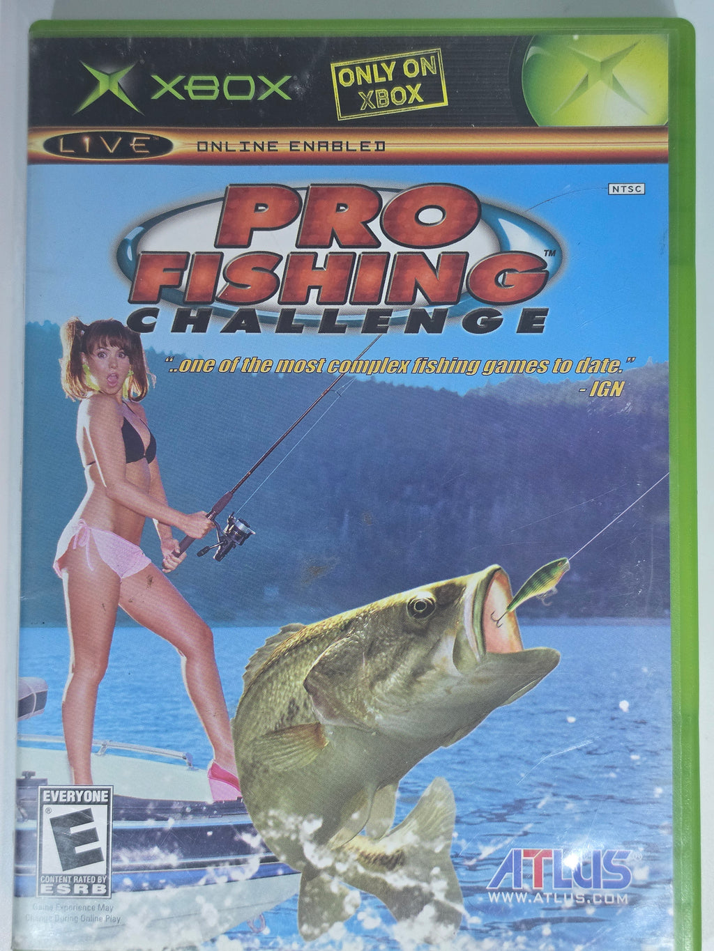 Pro Fishing Challenge Xbox CIB Complete Game Case Manual Disc