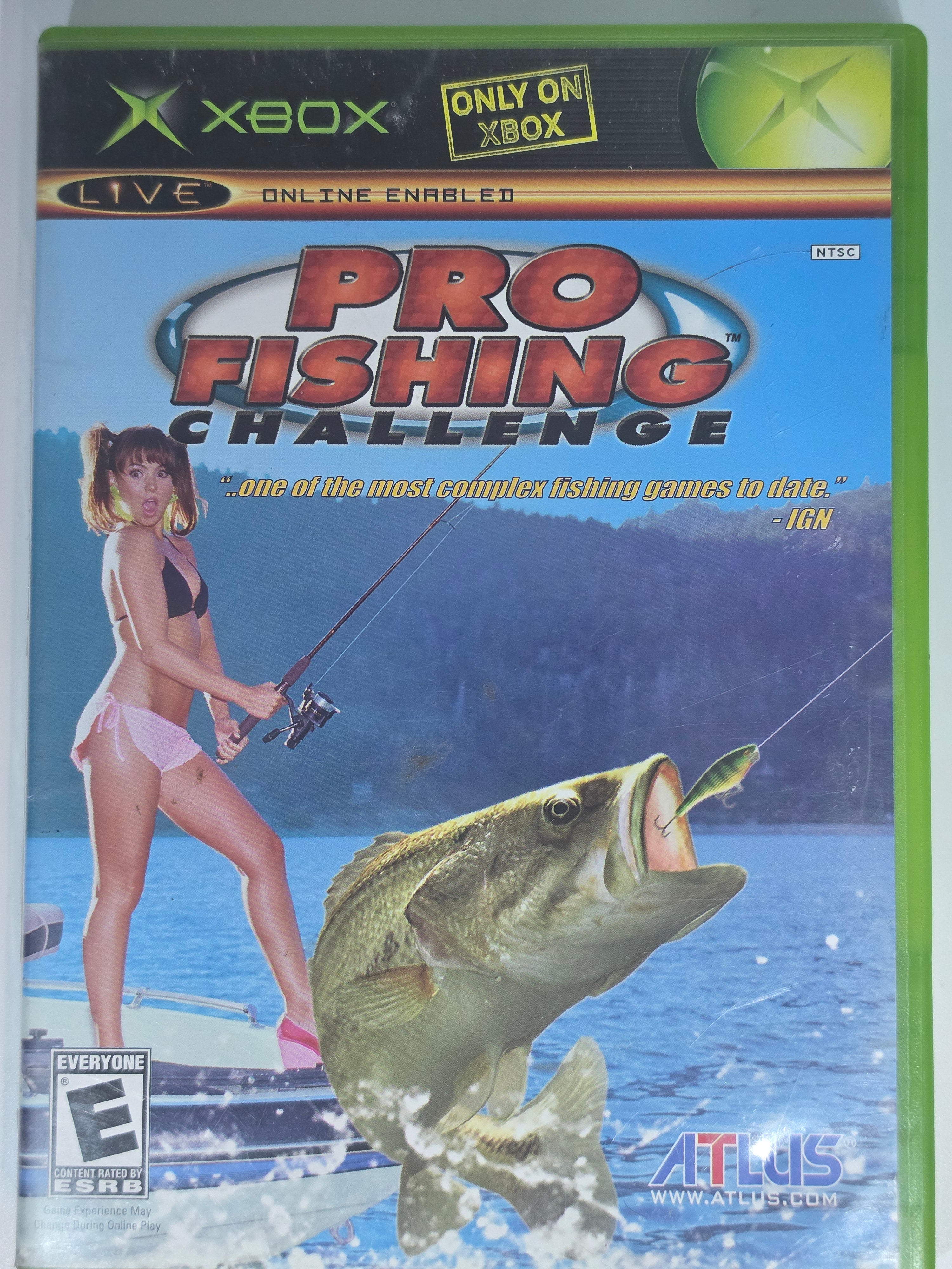 Pro Fishing Challenge Xbox CIB Complete Game Case Manual Disc
