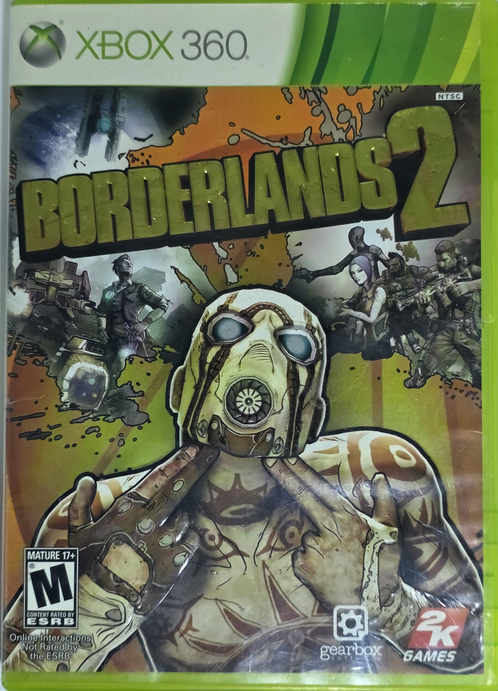 Borderlands 2 Xbox 360 Box + Game