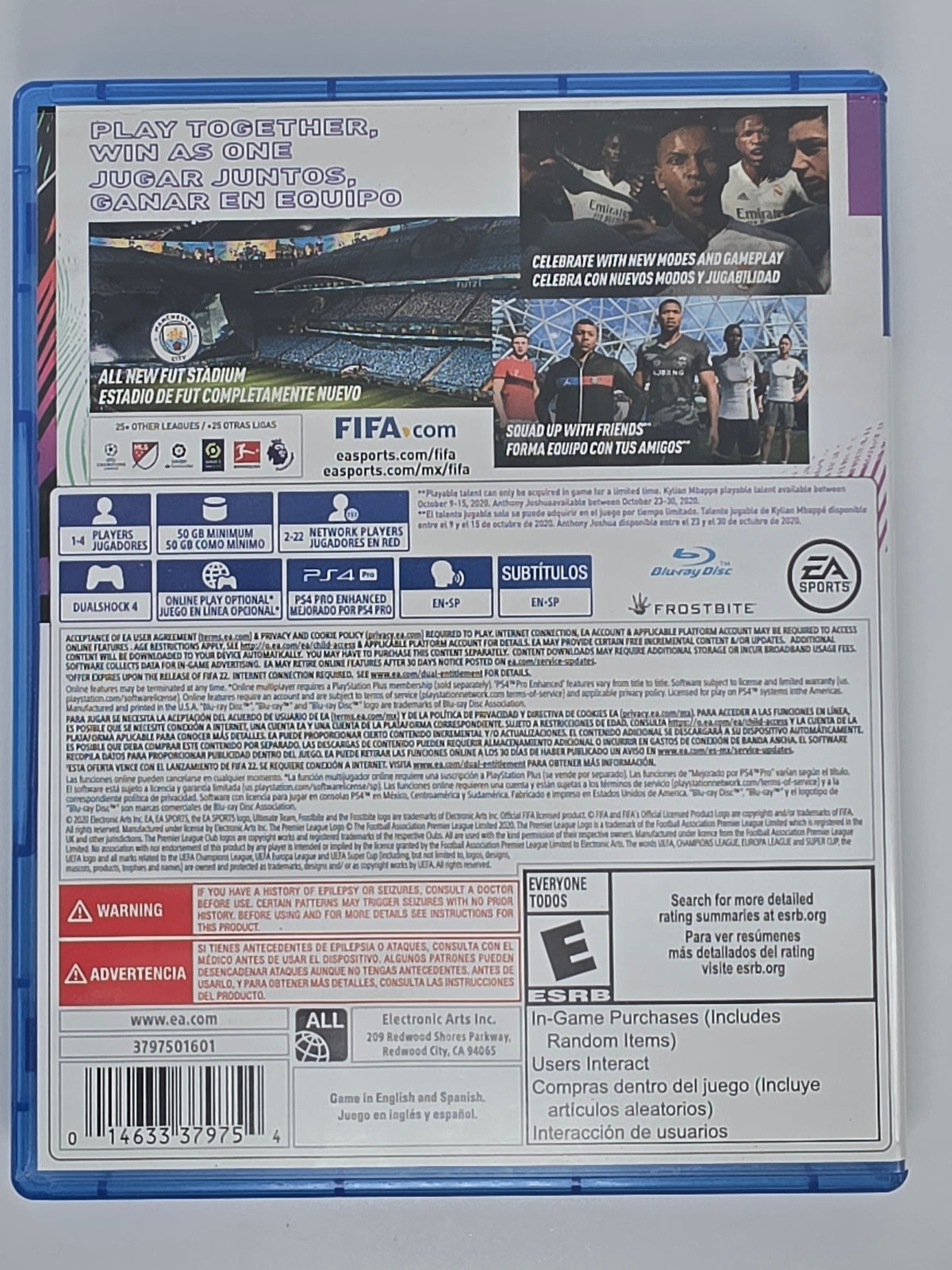 FIFA 21 PlayStation 4 CIB Tested Working
