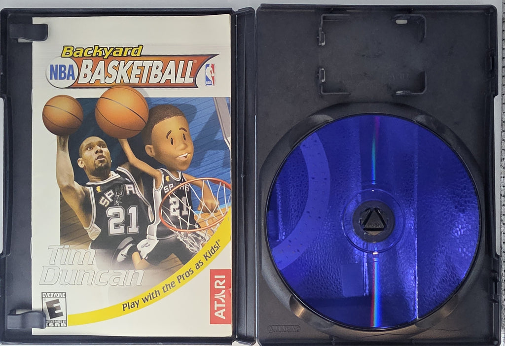 Backyard NBA Basketball PS2 CIB Tim Duncan Complete Game