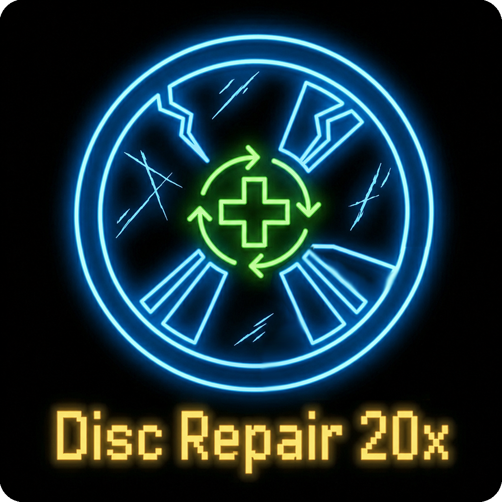 Neon Disc Repair 20x icon