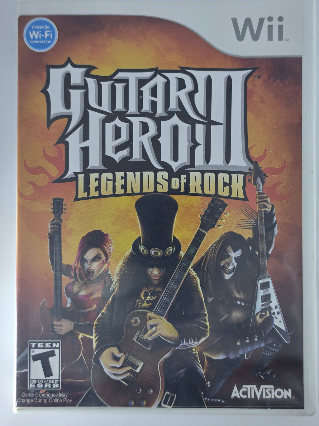 Guitar Hero III Legends of Rock Wii Box+Game