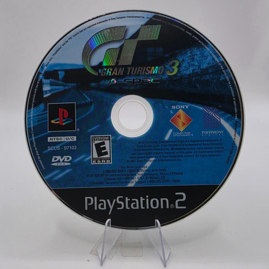 Gran Turismo 3 A-Spec PS2 Disc Only Racing Game