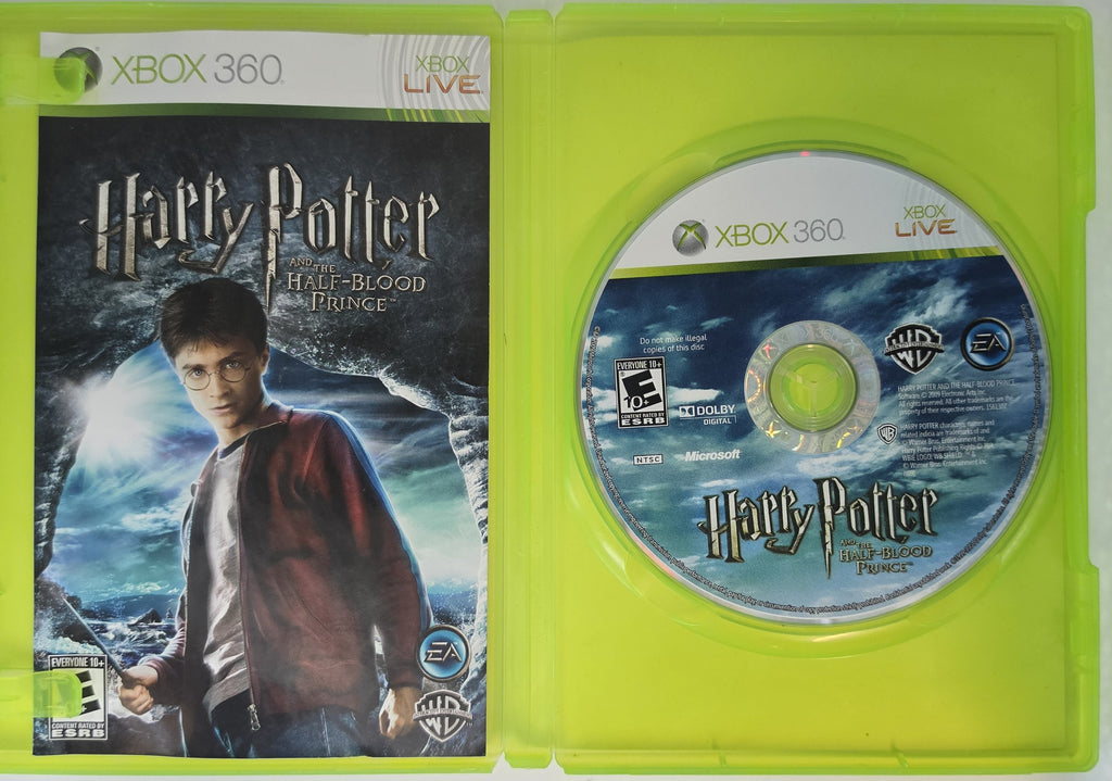 Harry Potter and the Half-Blood Prince Xbox 360 CIB Complete Case Manual