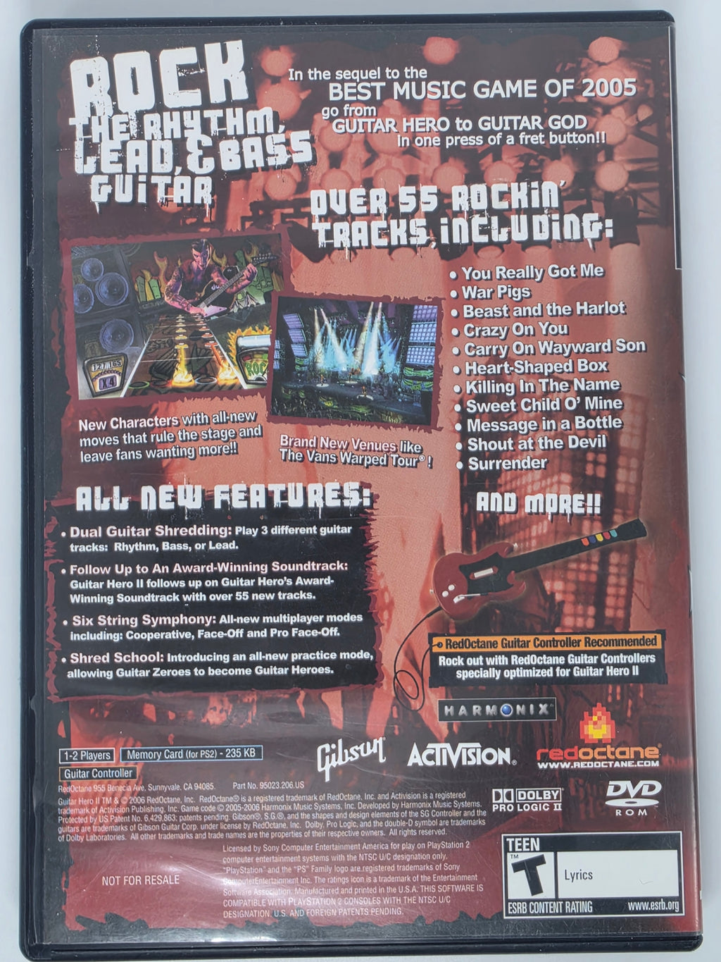 Guitar Hero II PS2 CIB