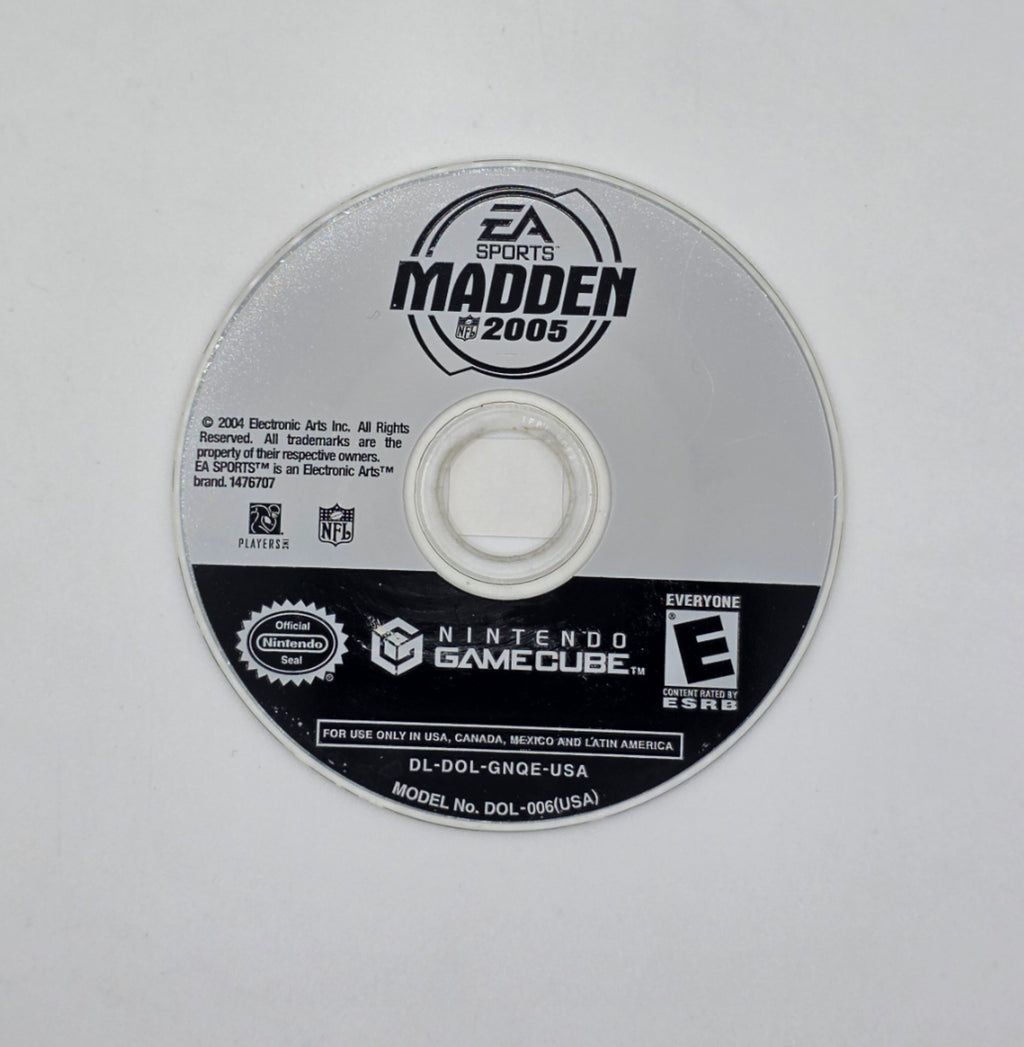 Madden NFL 2005 Nintendo GameCube Disc Only