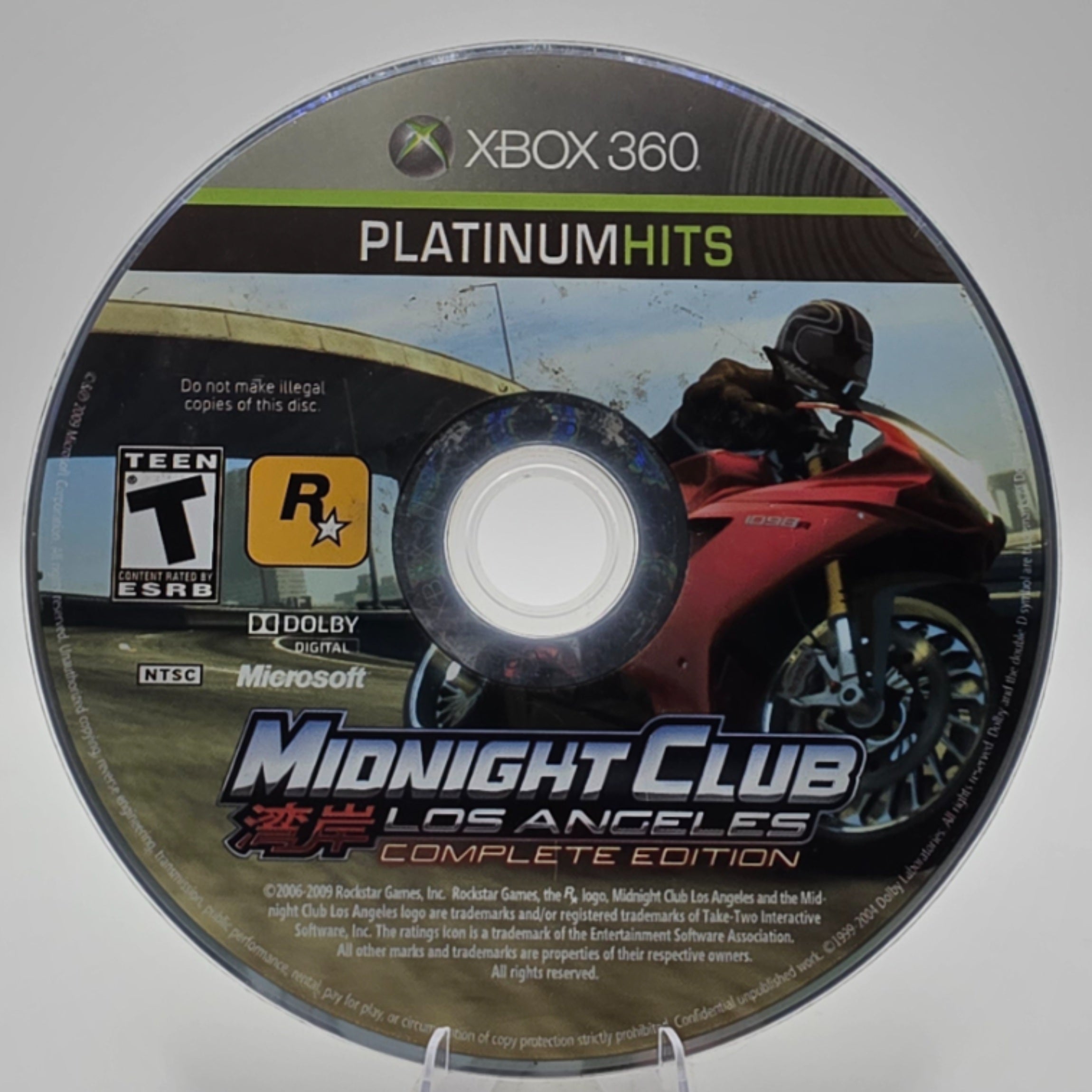 Midnight Club Los Angeles Complete Edition Xbox 360 Disc Only