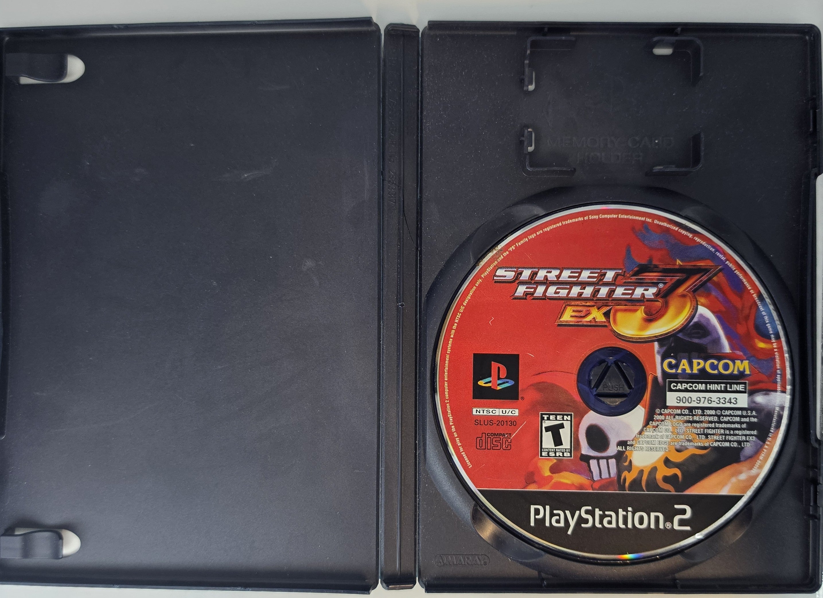 Street Fighter EX3 PS2 Box + Game Capcom Fighting CIB