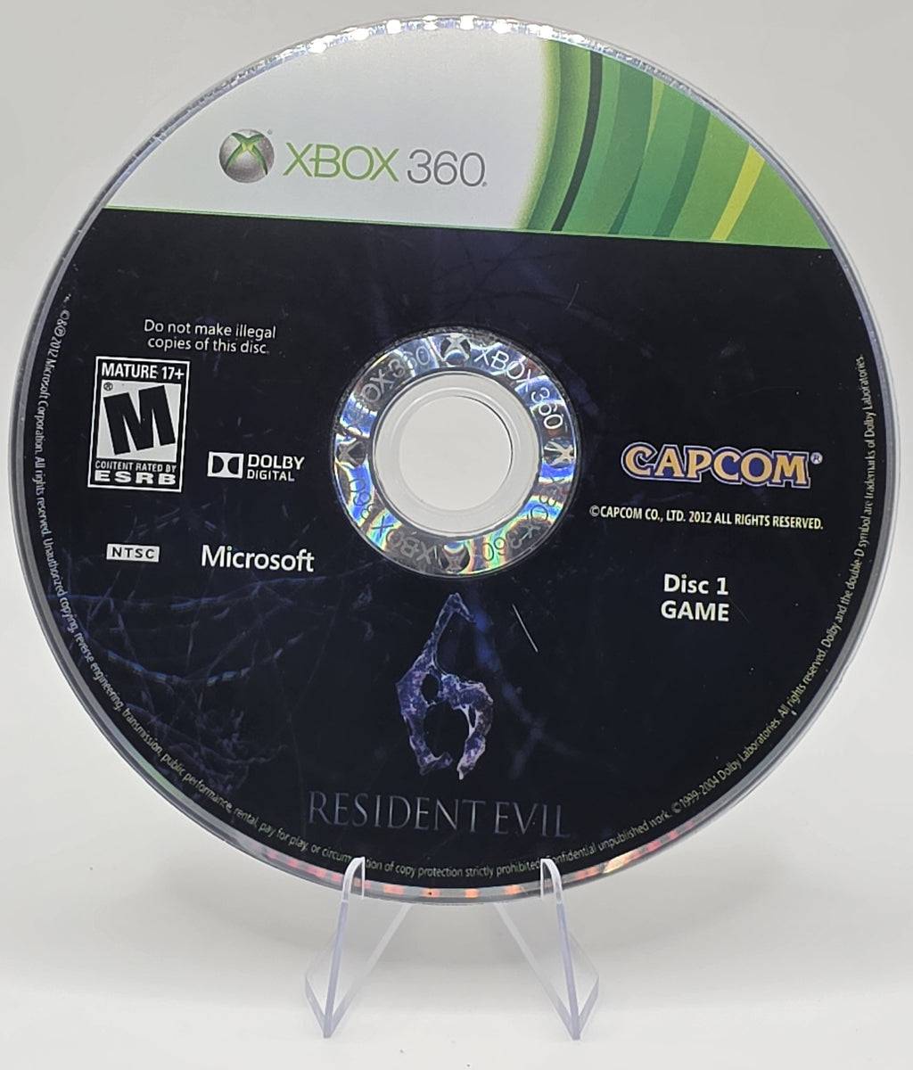 Resident Evil 6 Xbox 360 Disc Only Game 2-Disc Set