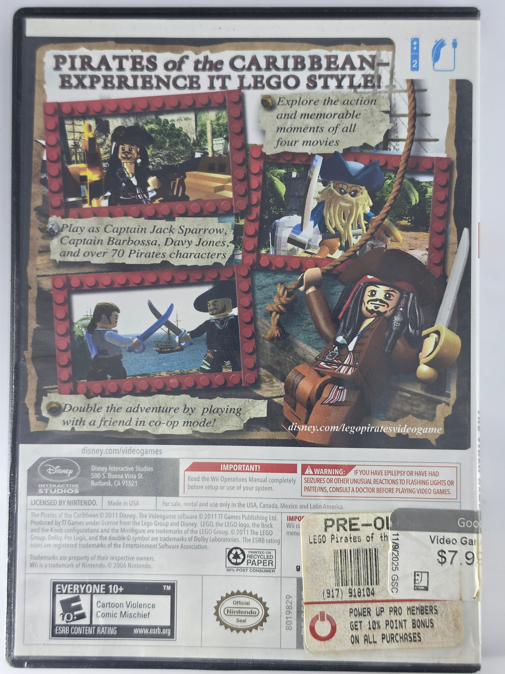 LEGO Pirates of the Caribbean Box+game